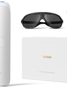 White IPL Hair Removal Device with Protective Goggles